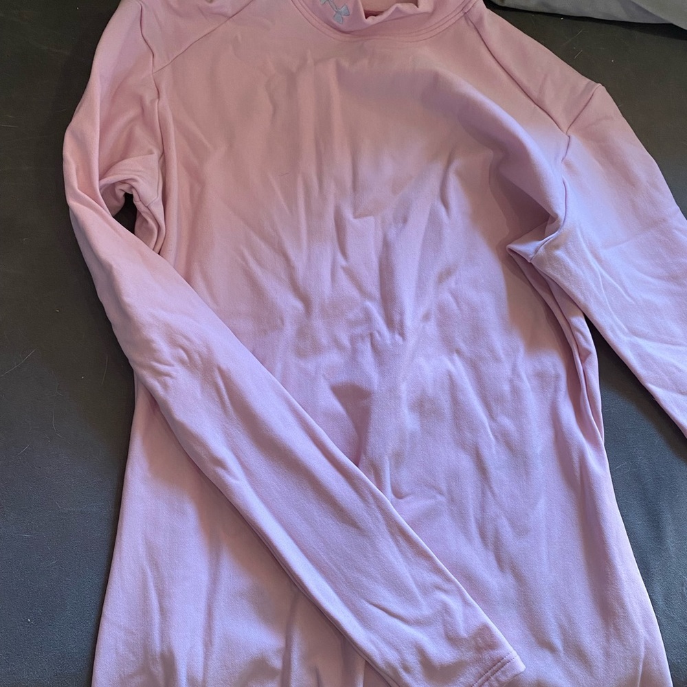 Light pink Under Armour turtleneck long sleeve